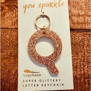 “Q” A keychain to match your shine!